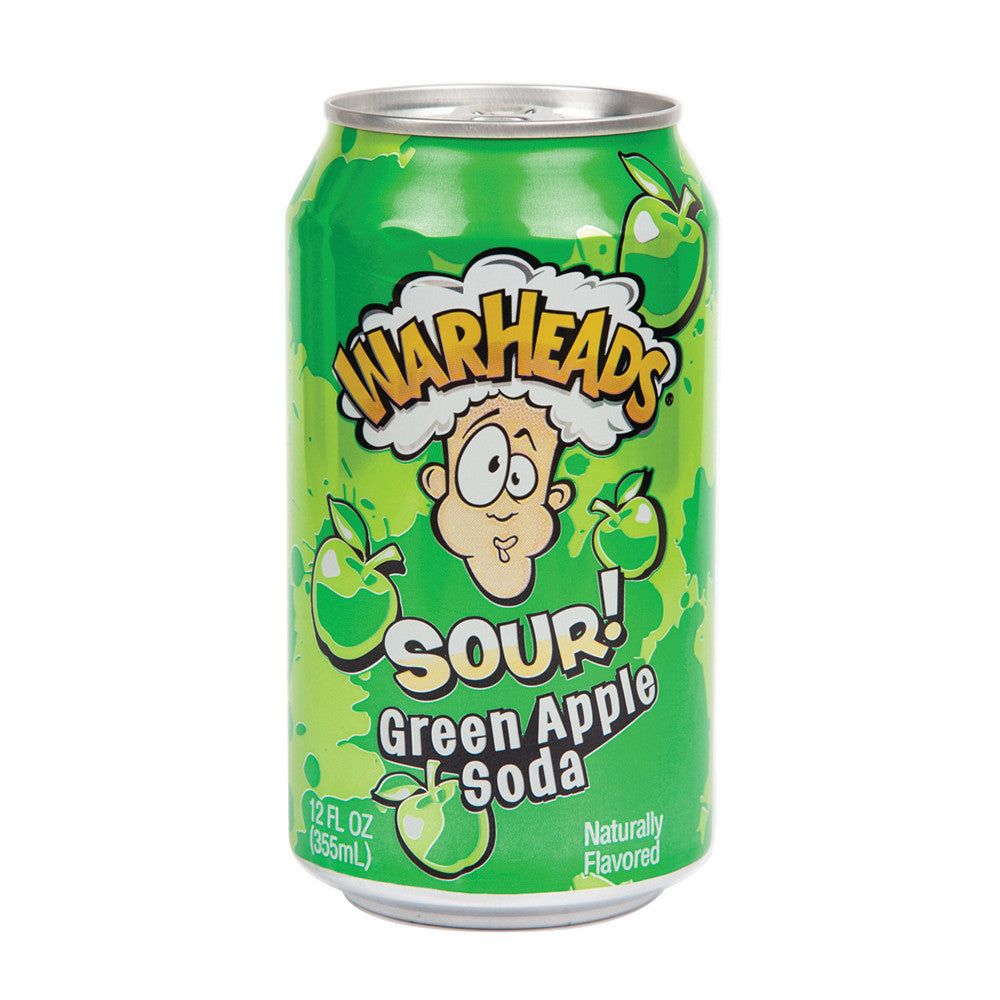 Warheads Soda Sour Green Apple 355ml*12