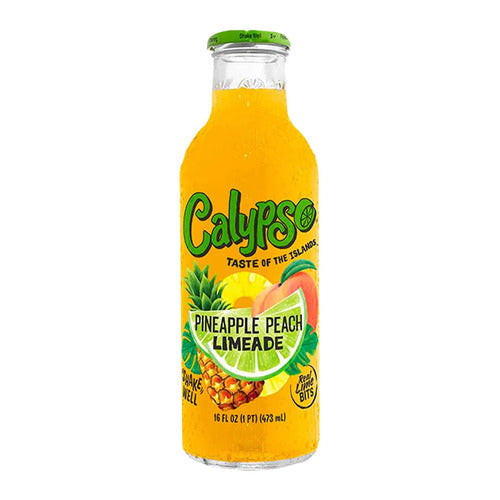 Calypso Limeade Pineapple Peach 473ml*12