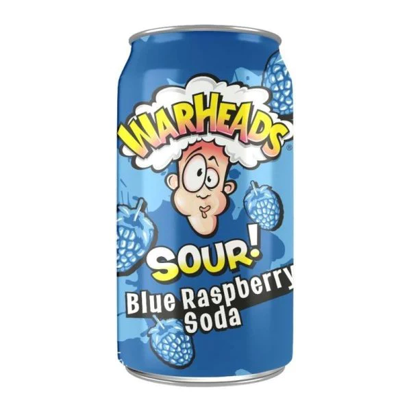 Warheads Soda Sour Blue Raspberry 355ml*12