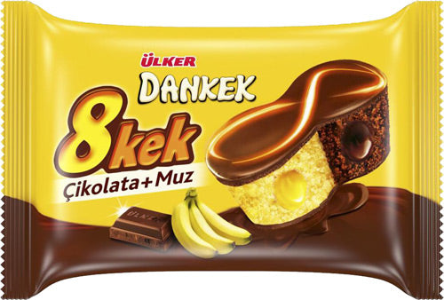 Ulker Dankek 8Kek Chocolate and Banana Cake 55g*24