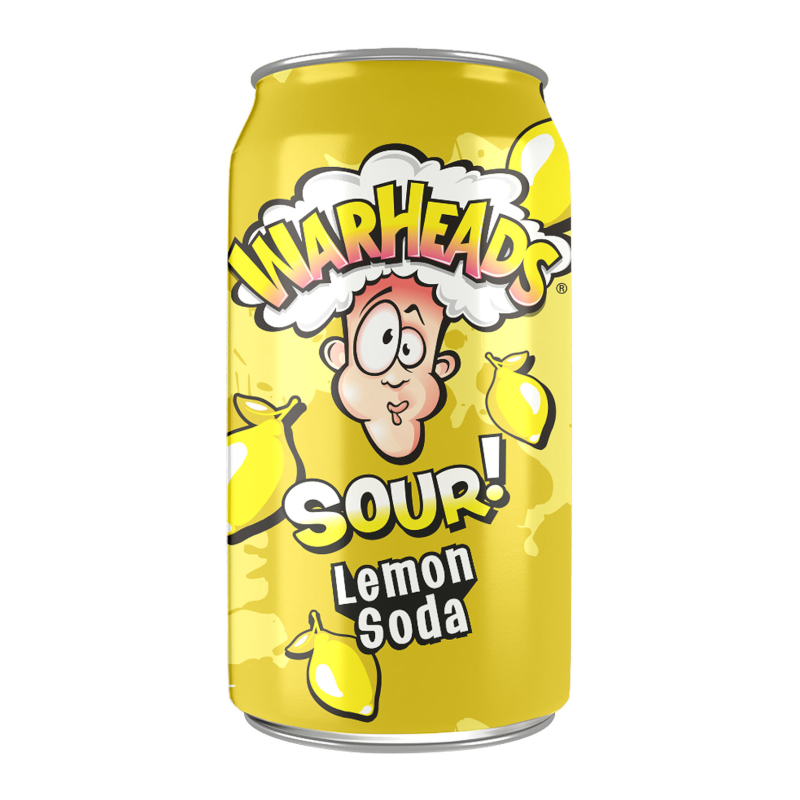 Warheads Soda Sour Lemon 355ml*12