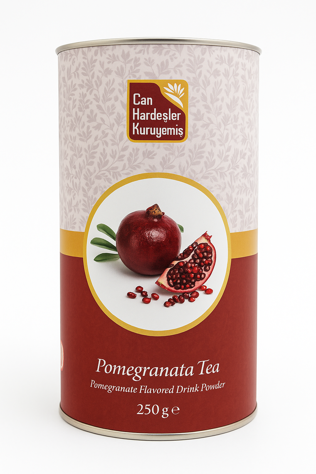 Can Kardesler Pomegranate Tea Powdered TIN 250g*12
