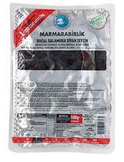 Marmarabirlik Black Olives Vacuumed (L) (231-260) 500g*24