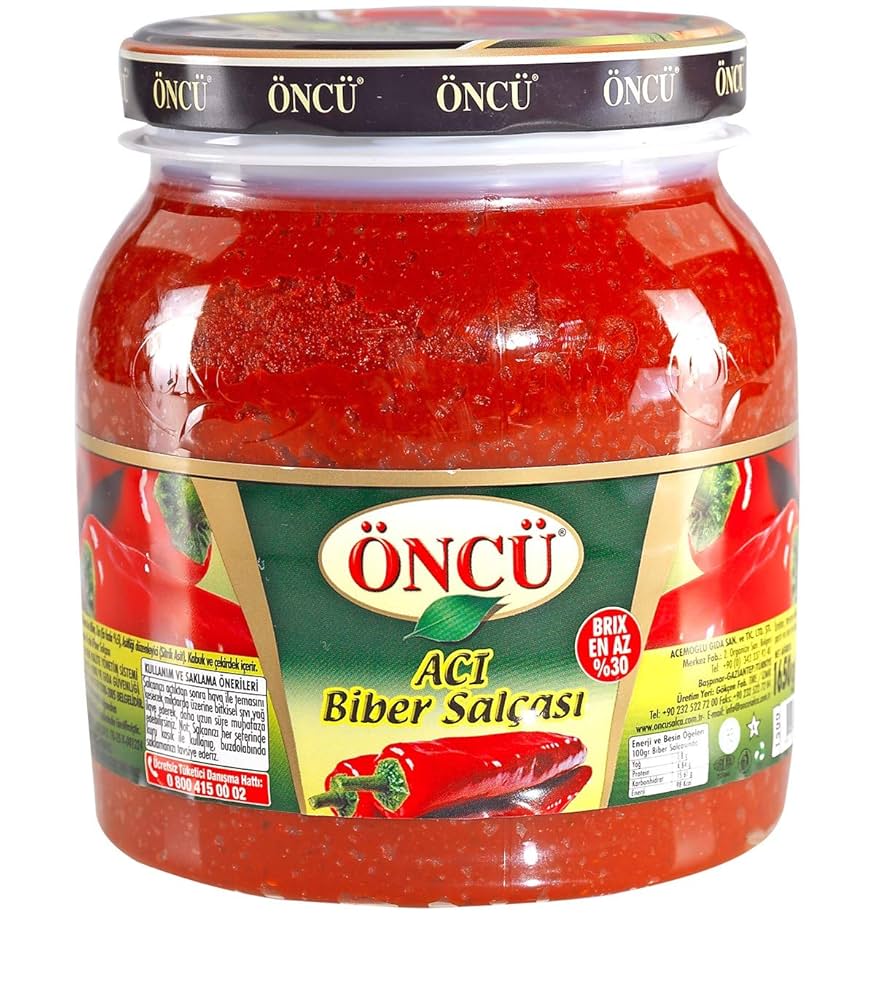 Oncu Hot Pepper Paste 1650g*6