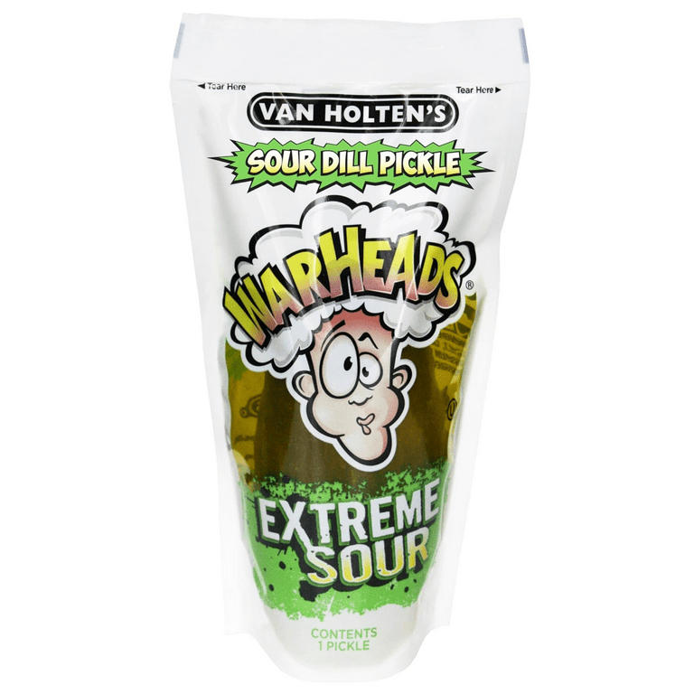 Van Holtens Jumbo Warhead Pouched Pickle*12