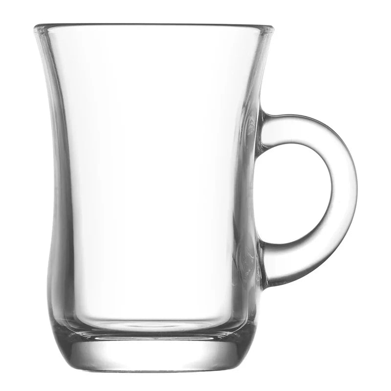 Lav Yudum 402 Tea Glass with Handle 6pcs*8