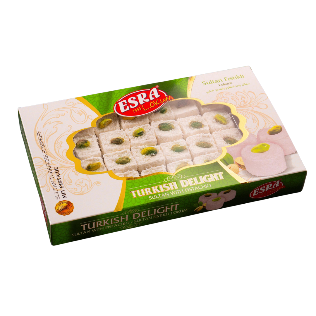 Esra Turkish Delight Sultan Pistachio 350g*12