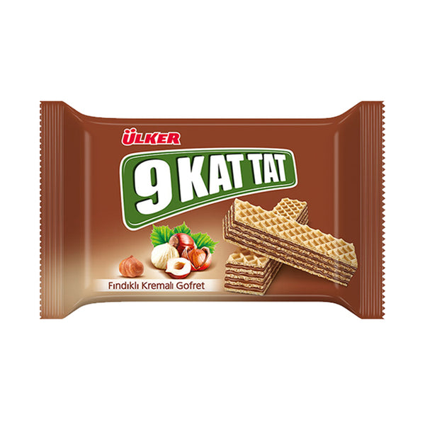 Ulker 9 Kat Tat Hazelnut Wafer 39g*24