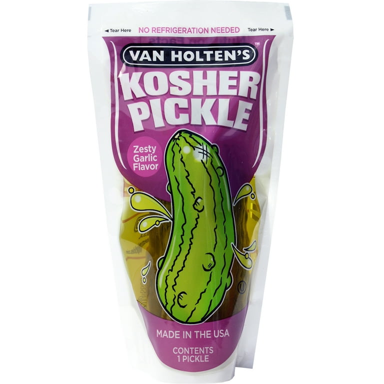 Van Holtens LG KosherDill Pouched Pickle*12