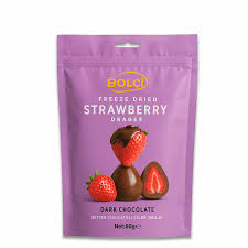 Bolci Freeze Dried Straw Dark Chocolate 80g*12