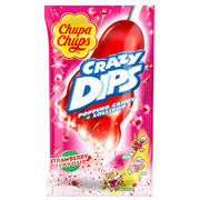 Chupa Chups Crazy Dips Strawberry 16g*24