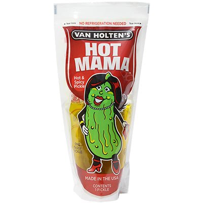 Van Holtens Hot Mam-Hot KS Pouched Pickl*12