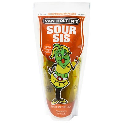 Van Holtens Sour S-Sour KS Pouched Pickl*12